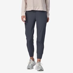Patagonia Women's Happy Hike Studio Pants in Noble Grey Size Medium